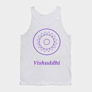 ArtStation66 - Yoga Symbol Chakra Design - Vishuddhi Throat Chakra Tank Top